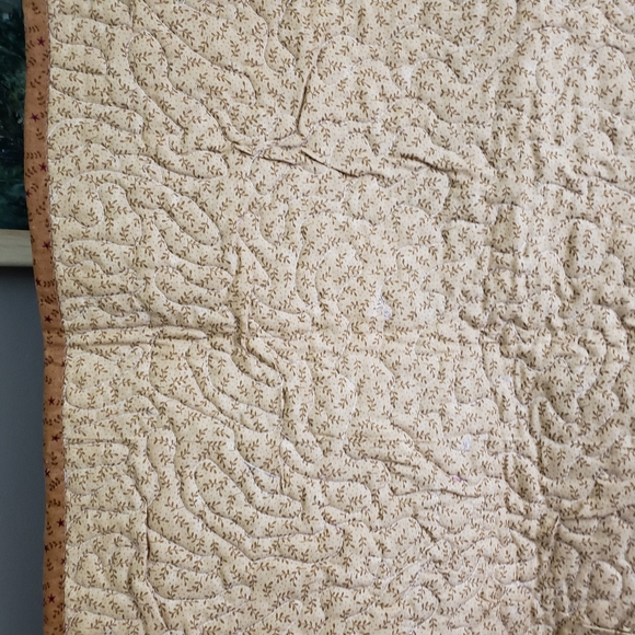 Country Christmas Throw/wallhanging handmade by me. Unique OOAK - Picture 8 of 8